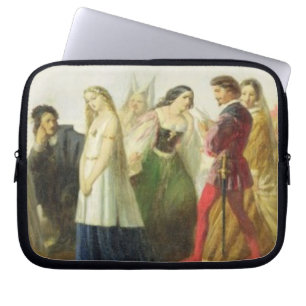 Capa Para Notebook Procissão dos caráteres de Shakespeare (óleo so