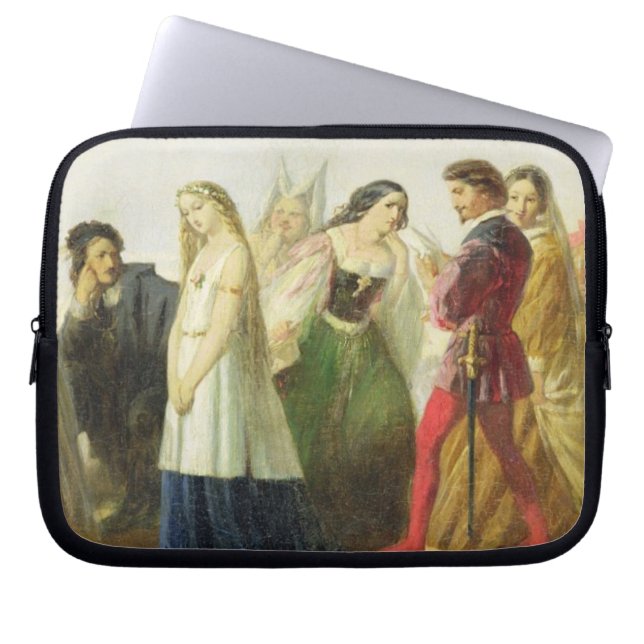 Capa Para Notebook Procissão dos caráteres de Shakespeare (óleo sobre (Frente)