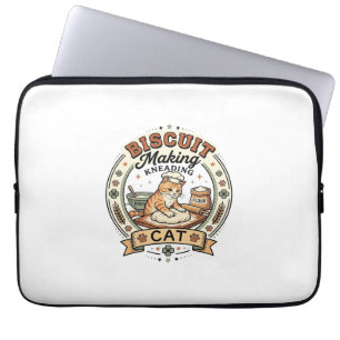 Capa Para Notebook Produção de Biscoito Amassando Gato Produção de Bi