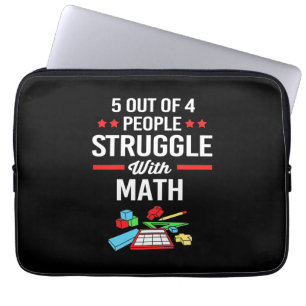 Capa Para Notebook Professor De Matemática 5 Em 4 Pessoas
