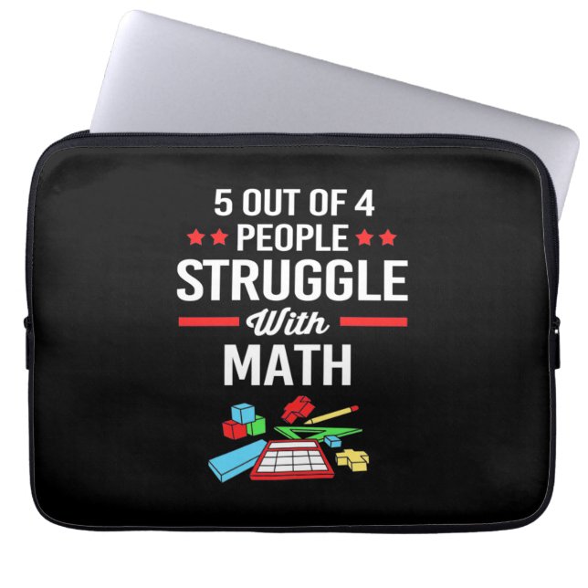 Capa Para Notebook Professor De Matemática 5 Em 4 Pessoas (Frente)