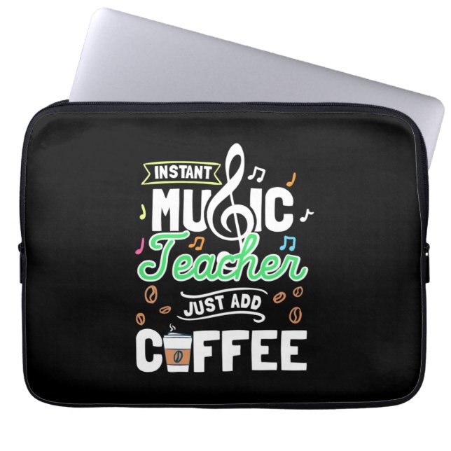 Capa Para Notebook Professora Dotada de Música Instantânea Basta Adic (Frente)