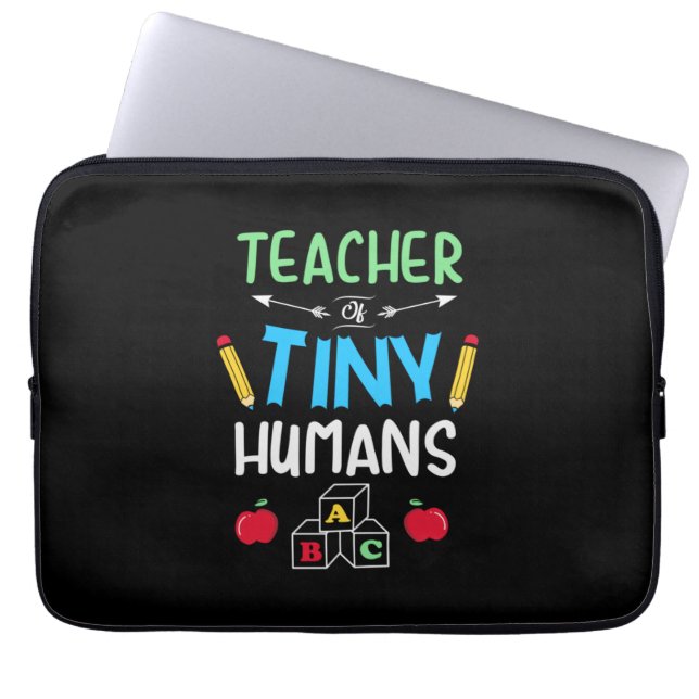 Capa Para Notebook Professora Dotada Professora Minúscula Humana (Frente)
