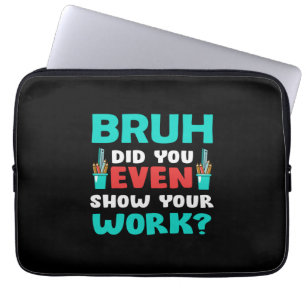 Capa Para Notebook Professora Presente Bruh Mostra Seu Trabalho