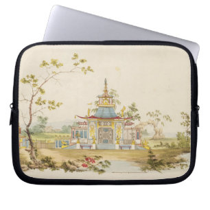 Capa Para Notebook Projete para um templo chinês, c.1810 (caneta &
