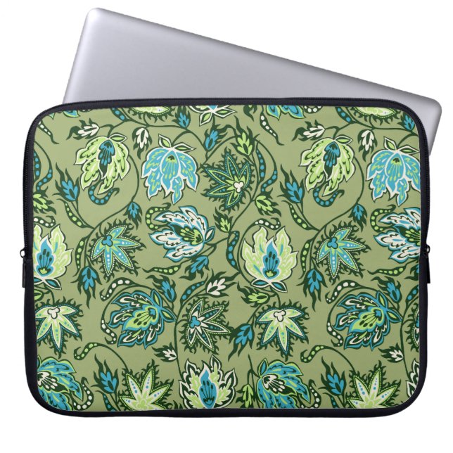 Capa Para Notebook Protea Batik Neoprene Tropical (Frente)