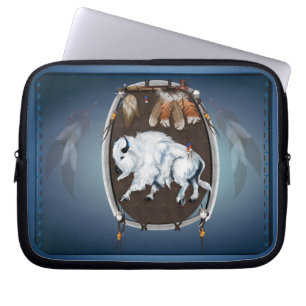 Capa Para Notebook Protetor branco do búfalo