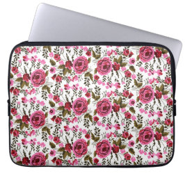 Capa Para Notebook Protetor de Laptop 13" | Neoprene | Floral | Elega