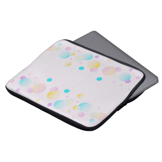 Capa Para Notebook Protetor de Laptop Bolha Pastel | Protetor Minimal (Frente Topo)