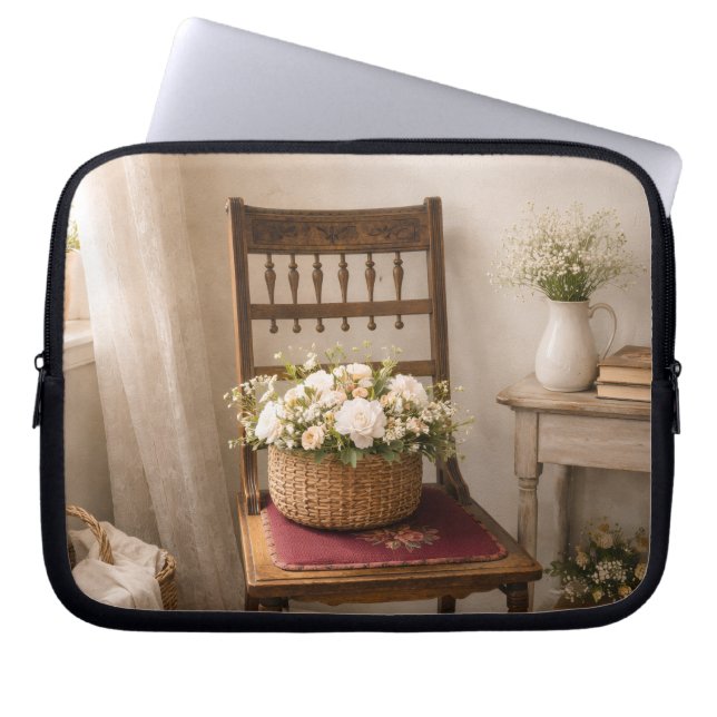 Capa Para Notebook Protetor de Laptop Cadeira Country Francês – Estil (Frente)