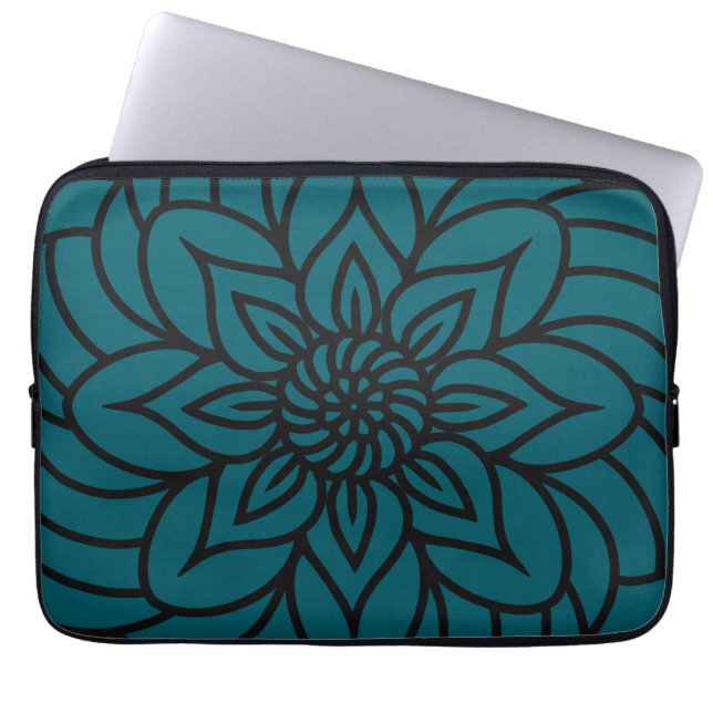 Capa Para Notebook Protetor de Laptop com Desenho de Mandala (Frente)