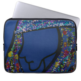 Capa Para Notebook Protetor de Laptop com Estampa de Cabelo com Glitt