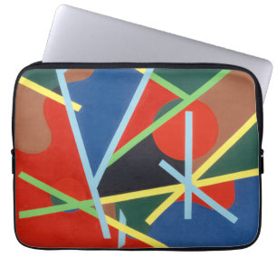 Capa Para Notebook Protetor de Laptop com Padrão de Palitos Coloridos