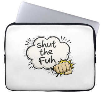 Capa Para Notebook Protetor de Laptop estilo Cômico "Cala a Boca"