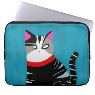 Capa Para Notebook Protetor de Laptop Gato Abstrato