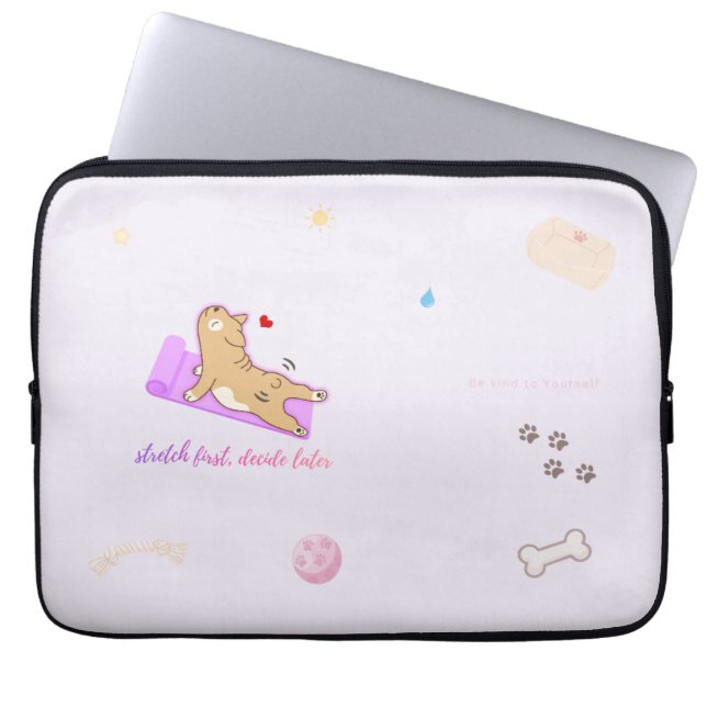 Capa Para Notebook Protetor de Laptop Gentle Paws para Cachorro (Frente)