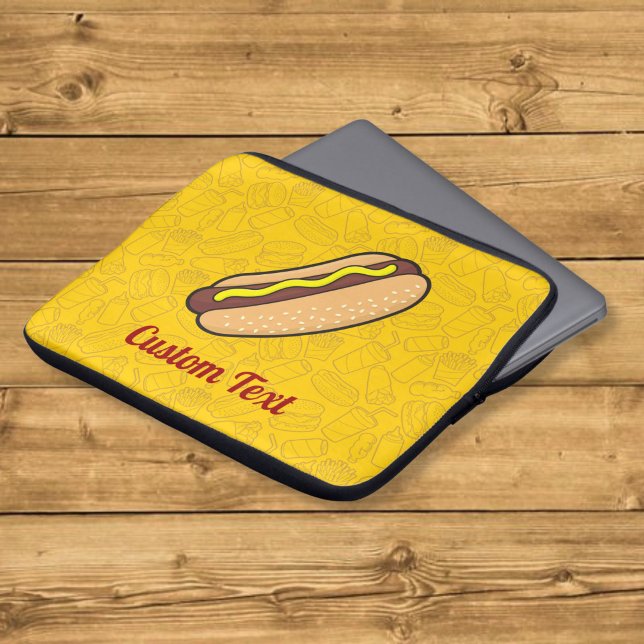 Capa Para Notebook Protetor de Laptop Hotdog (Criador carregado)