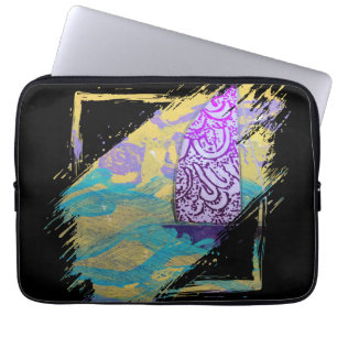 Capa Para Notebook Protetor de Laptop - Lavanda Sail Tinta