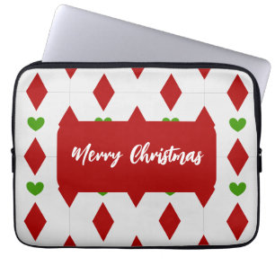 Capa Para Notebook Protetor de Laptop Natal Coração Estojo de Laptop