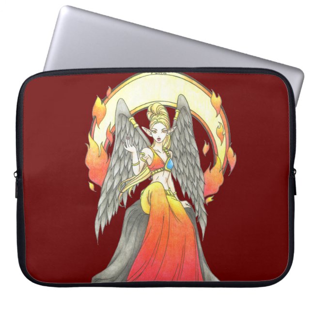 Capa Para Notebook Protetor de Laptop O Elemento do Fogo (Frente)