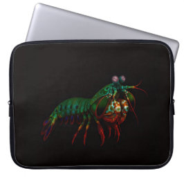 Capa Para Notebook Protetor de Laptop Preto 4 Luxe, Camarão Mantis