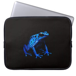 Capa Para Notebook Protetor de Laptop Preto 4 Luxo, Sapo Elétrico Azu