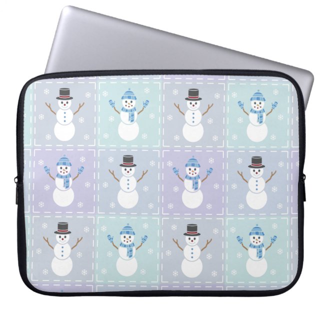 Capa Para Notebook Protetor de Laptop Winter Quilt (Frente)