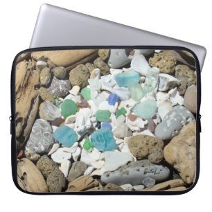 Capa Para Notebook Protetores de laptop qualidade Beach Sea Glass Fós