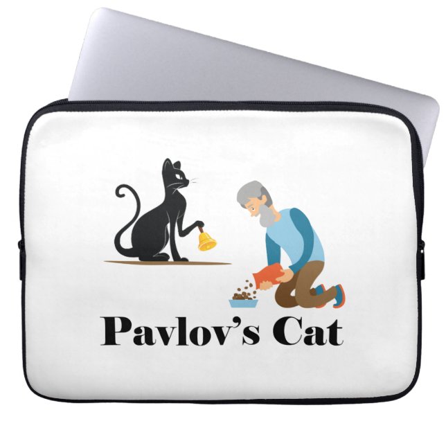 Capa Para Notebook Psicologia Gata de Pavlov (Frente)