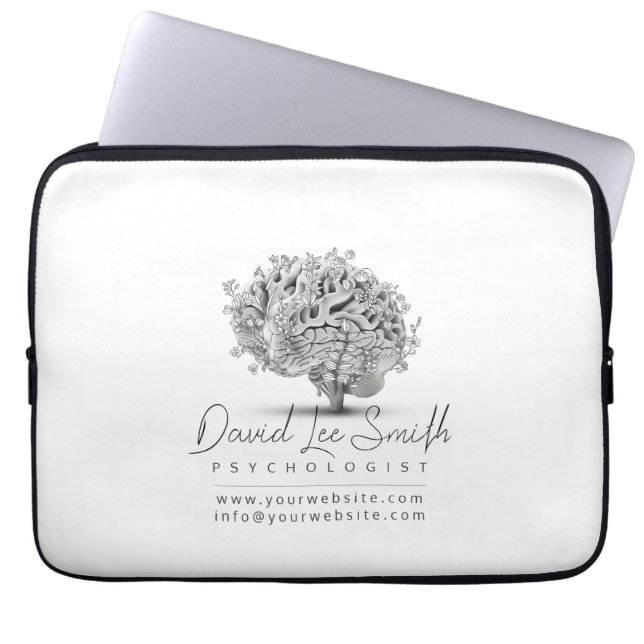 Capa Para Notebook Psicólogo / Neurologista Minimalista (Frente)