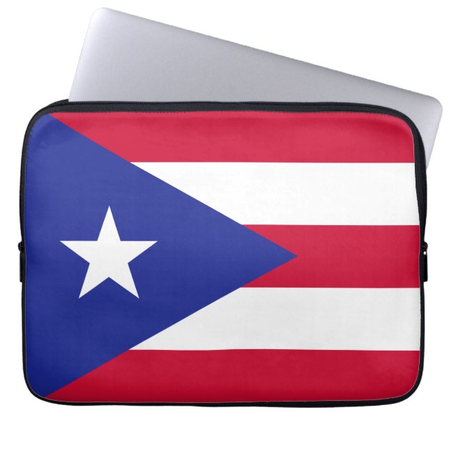 Capa Para Notebook Puerto Rico Flag (Frente)