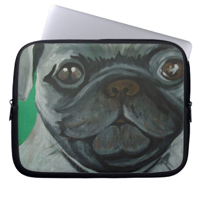Capa Para Notebook Pug (Frente)