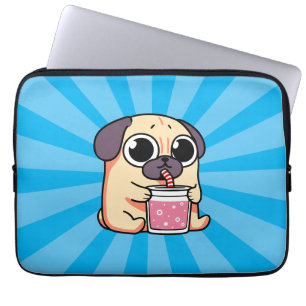 Capa Para Notebook Pug Gato