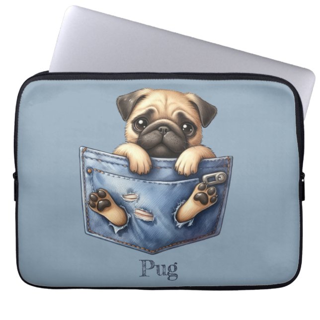 Capa Para Notebook Pug Pocket og (Frente)