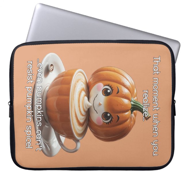 Capa Para Notebook Pumpkin Spice (Frente)