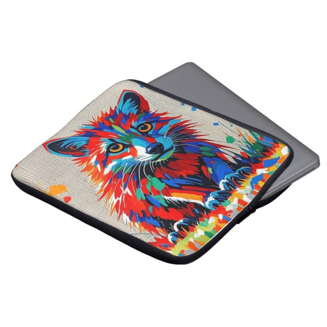 Capa Para Notebook Puppy Expressiva abstrato art design (Frente Topo)