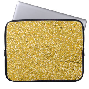 Capa Para Notebook PURE DOURADO Splatter Patterno + seu texto