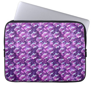 Capa Para Notebook Purple Floral