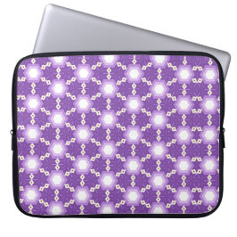 Capa Para Notebook Purple geometric design laptop bag
