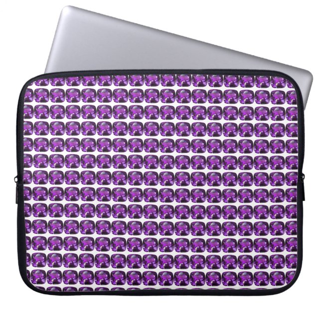 Capa Para Notebook Púrpura de Gemstone de Tanzanite (Frente)