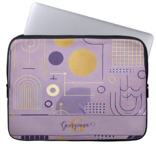 Capa Para Notebook Púrpura personalizada e minimalista escandinavo Do