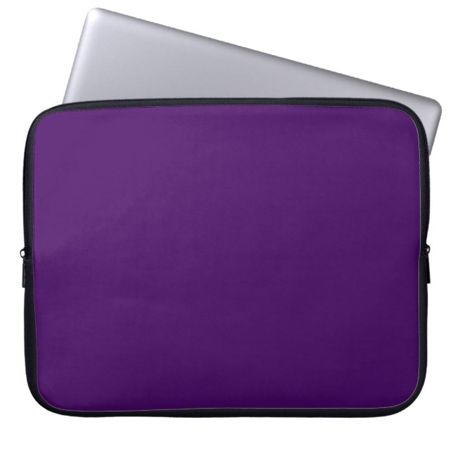 Capa Para Notebook Púrpura violeta escura sólida (Frente)