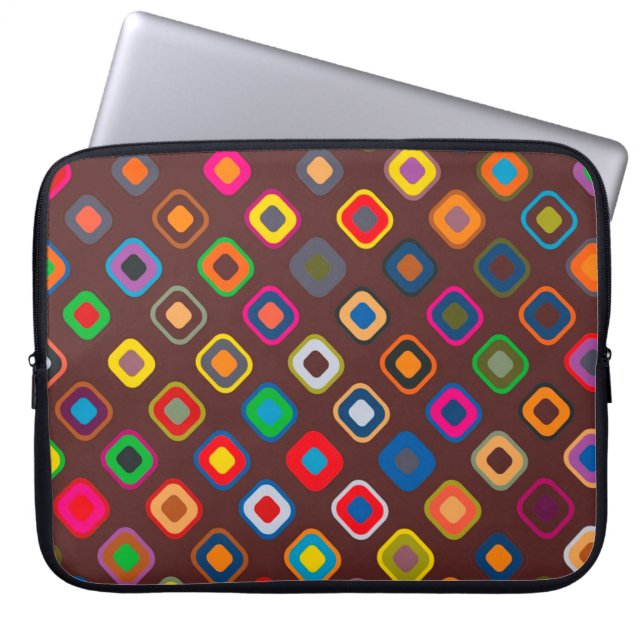Capa Para Notebook Quadrados retrorreflectores (Frente)
