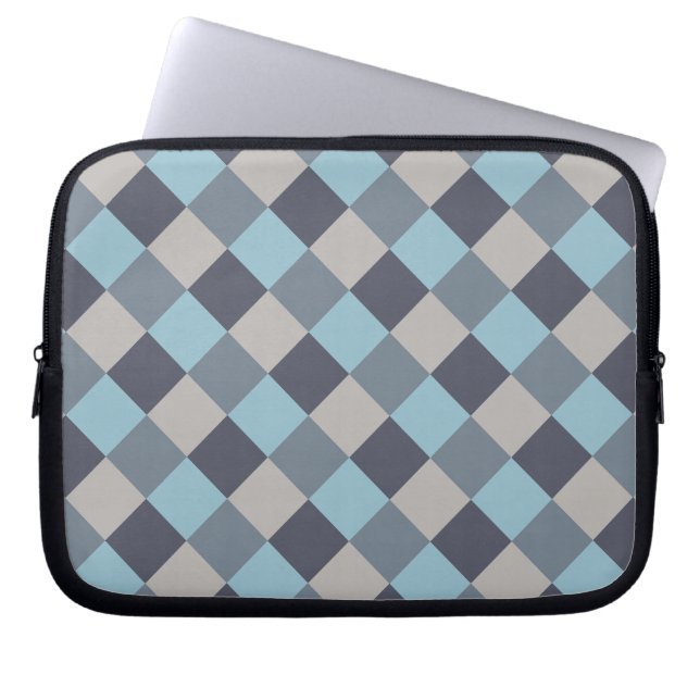 Capa Para Notebook Quadro de controlo de sementes de algodão com Cinz (Frente)