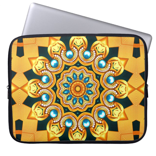 Capa Para Notebook quadro decorativo de fundo de ilustração com patch (Frente)