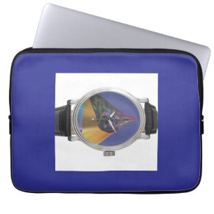 Capa Para Notebook Que Hora É? Decorativo 