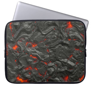 Capa Para Notebook Queimaduras de lava quente vulcânicas