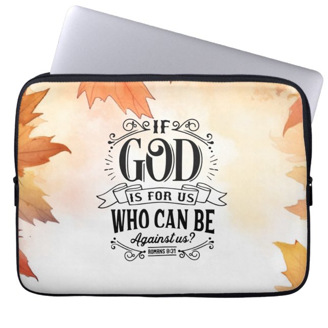 Capa Para Notebook Quem pode estar contra nós? (Frente)