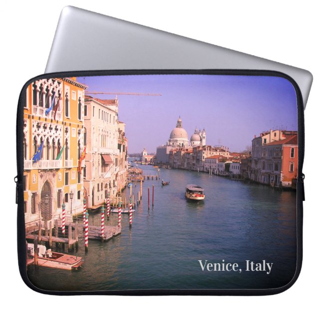 Capa Para Notebook Queria estar em Veneza, feriado italiano (Frente)