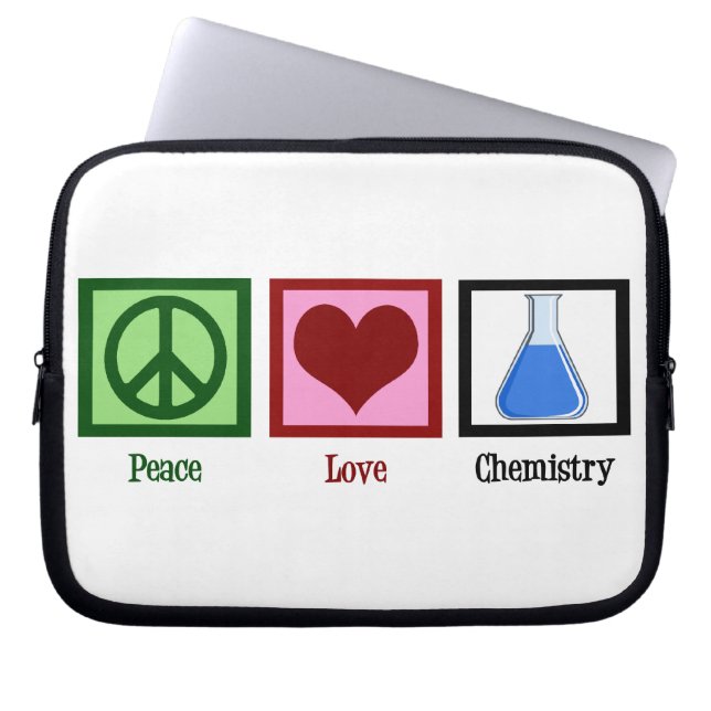 Capa Para Notebook Química do amor da paz (Frente)